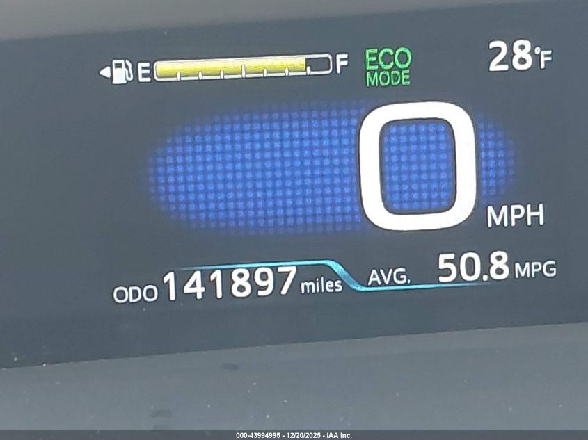 2017 Toyota Prius Four VIN: JTDKARFU9H3038258 Lot: 43994995