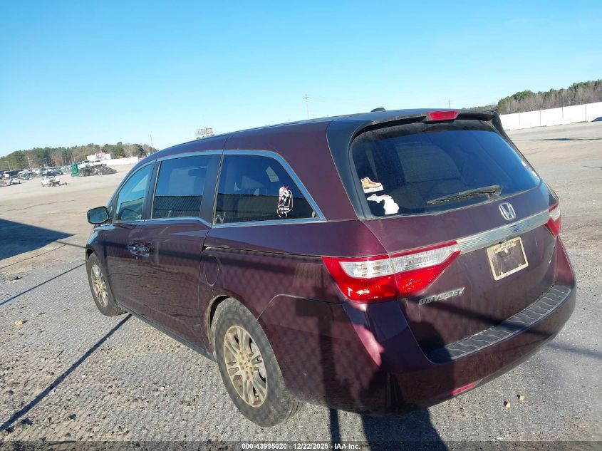 2011 Honda Odyssey Ex-L VIN: 5FNRL5H6XBB089388 Lot: 43995020