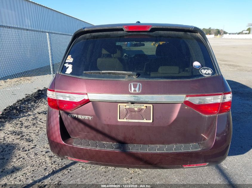 2011 Honda Odyssey Ex-L VIN: 5FNRL5H6XBB089388 Lot: 43995020
