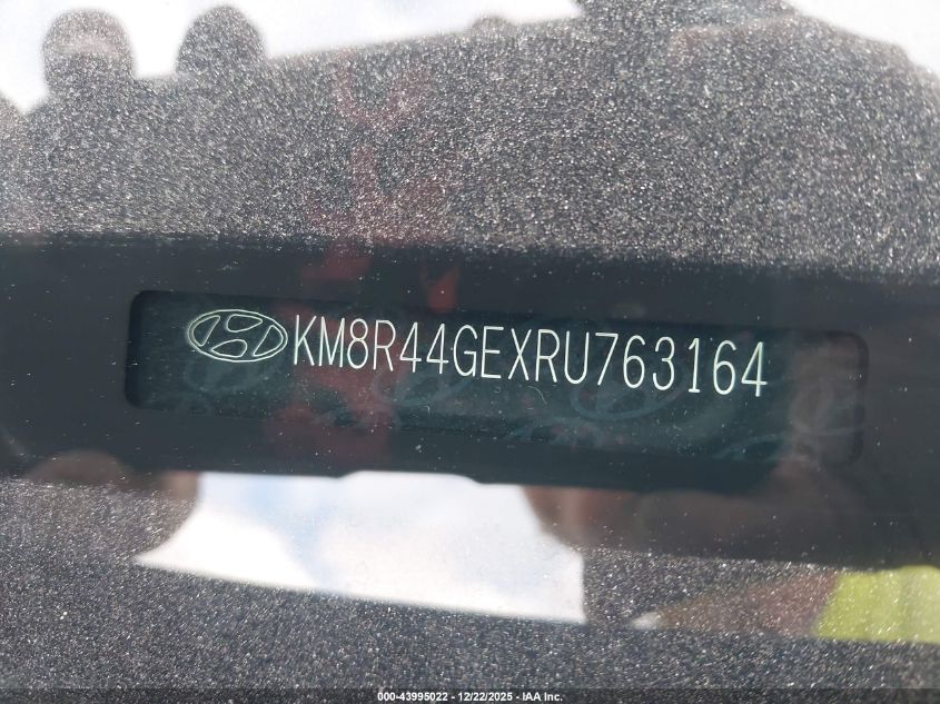 2024 Hyundai Palisade Sel VIN: KM8R44GEXRU763164 Lot: 43995022