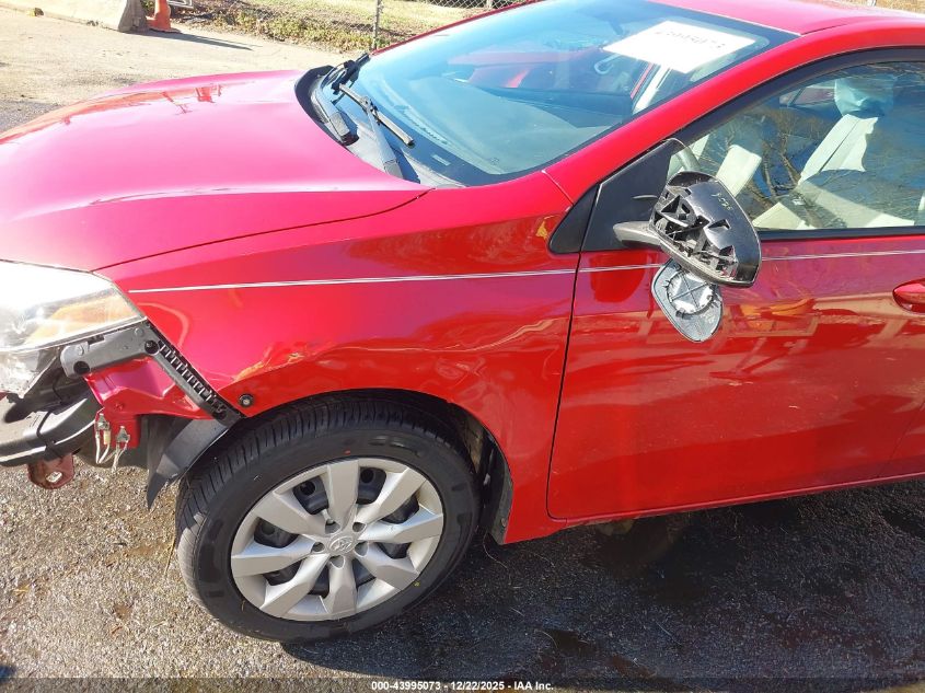 2016 Toyota Corolla Le VIN: 2T1BURHE5GC484054 Lot: 43995073