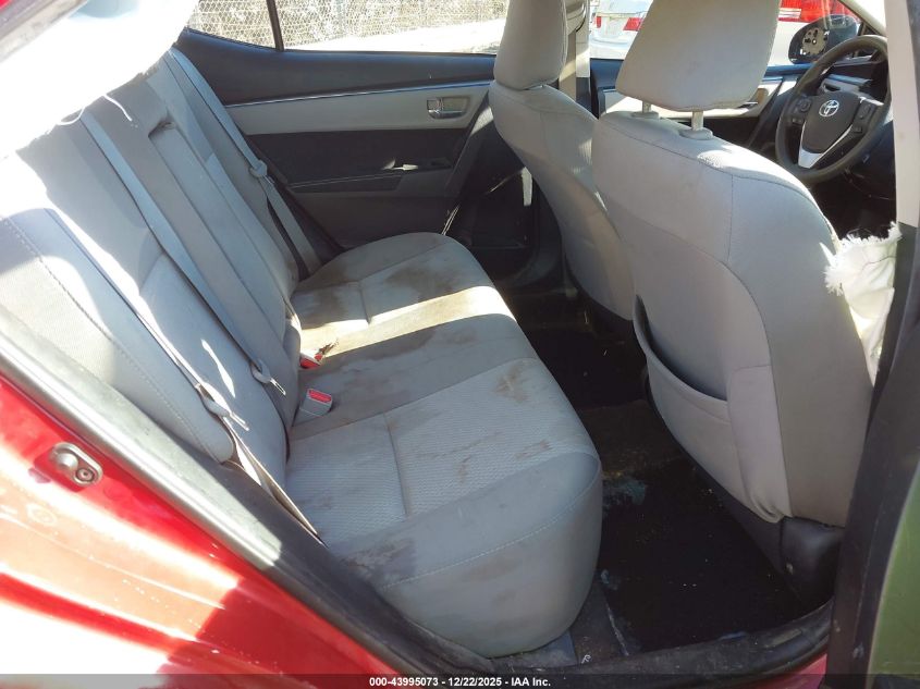 2016 Toyota Corolla Le VIN: 2T1BURHE5GC484054 Lot: 43995073