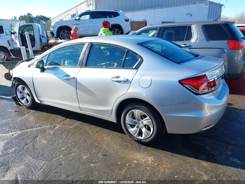 2014 Honda Civic Lx VIN: 19XFB2E57EE077645 Lot: 43995087