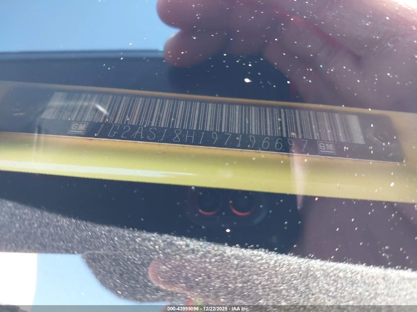 2009 Pontiac G5 VIN: 1G2AS18H197196697 Lot: 43995096