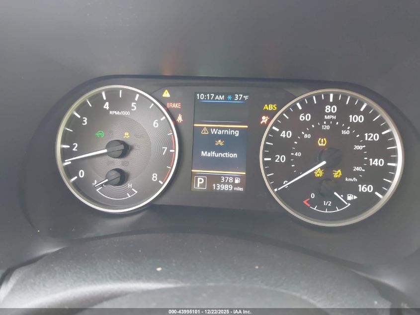 2025 Nissan Sentra S VIN: 3N1AB8BV0SY345160 Lot: 43995101