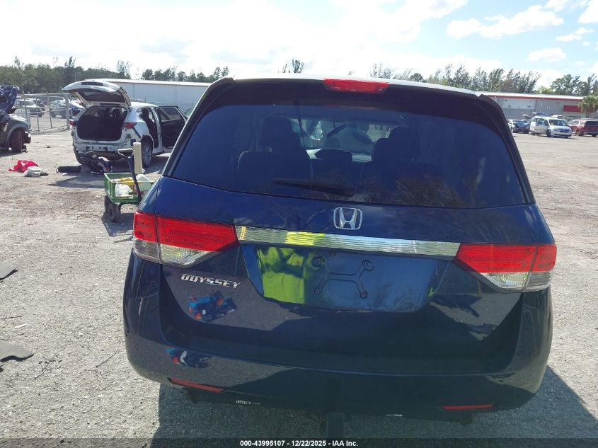2014 Honda Odyssey Ex VIN: 5FNRL5H43EB043517 Lot: 43995107