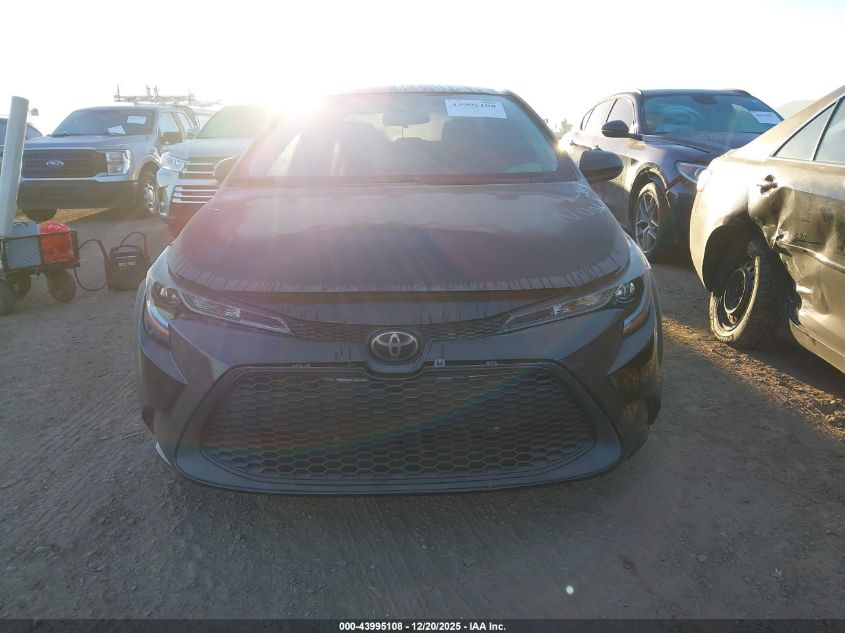 2021 Toyota Corolla Le VIN: 5YFEPMAE6MP159152 Lot: 43995108