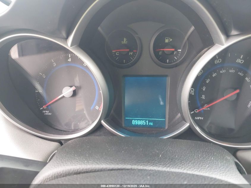 2013 Chevrolet Cruze 1Lt Auto VIN: 1G1PC5SB3D7279208 Lot: 43995120