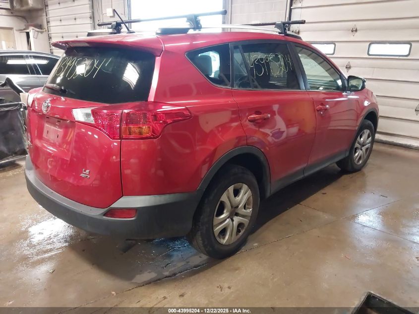 2015 Toyota Rav4 Le VIN: JTMBFREV2FJ030393 Lot: 43995204