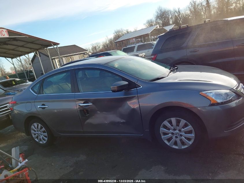 2015 Nissan Sentra S VIN: 3N1AB7AP7FY275014 Lot: 43995236