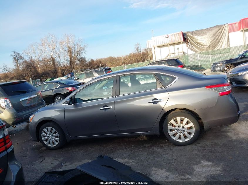 2015 Nissan Sentra S VIN: 3N1AB7AP7FY275014 Lot: 43995236