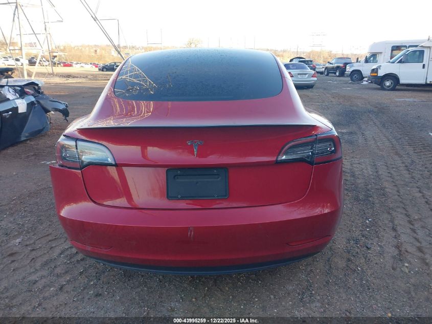 2022 Tesla Model 3 Rear-Wheel Drive VIN: 5YJ3E1EA8NF289563 Lot: 43995259