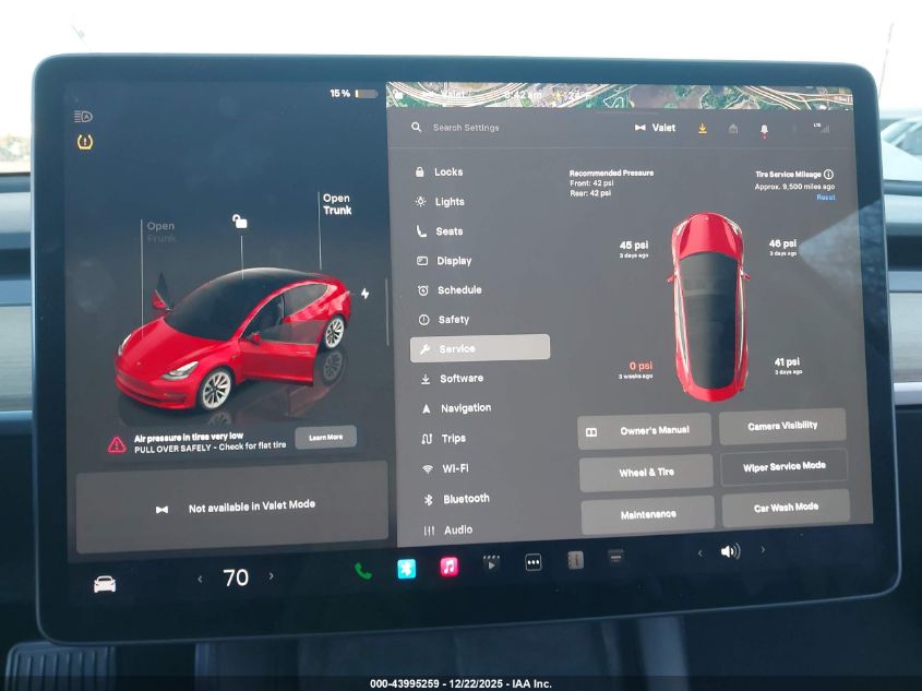 2022 Tesla Model 3 Rear-Wheel Drive VIN: 5YJ3E1EA8NF289563 Lot: 43995259