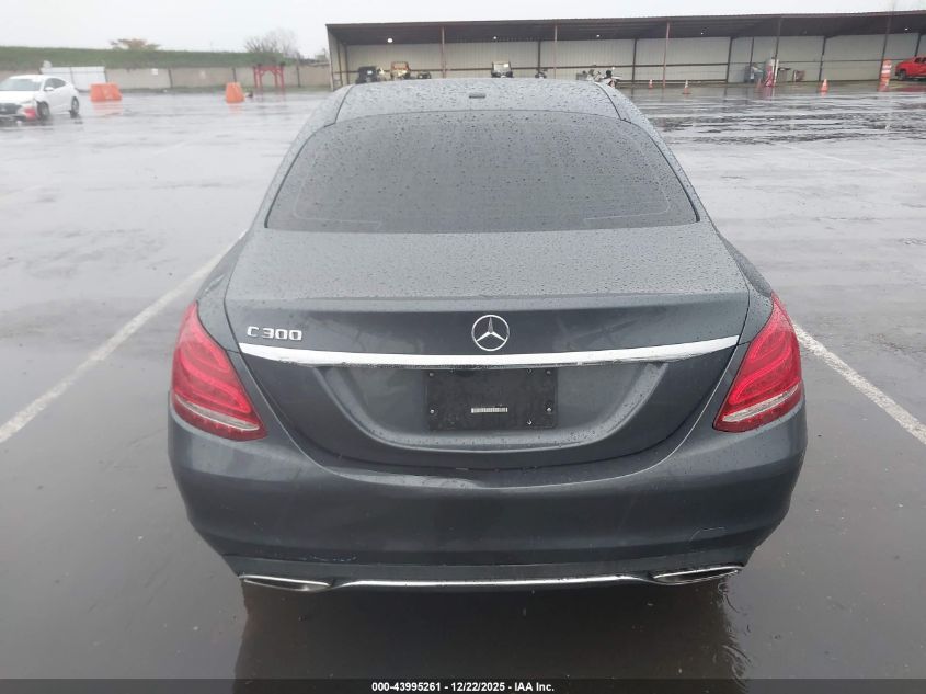 2016 Mercedes-Benz C 300 VIN: 55SWF4JB0GU157988 Lot: 43995261