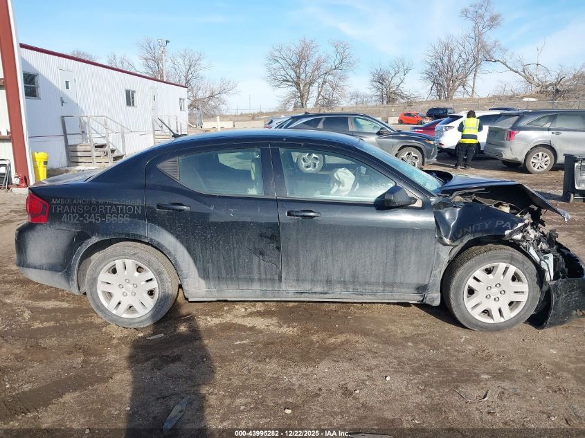 2014 Dodge Avenger Se VIN: 1C3CDZAB9EN140570 Lot: 43995282