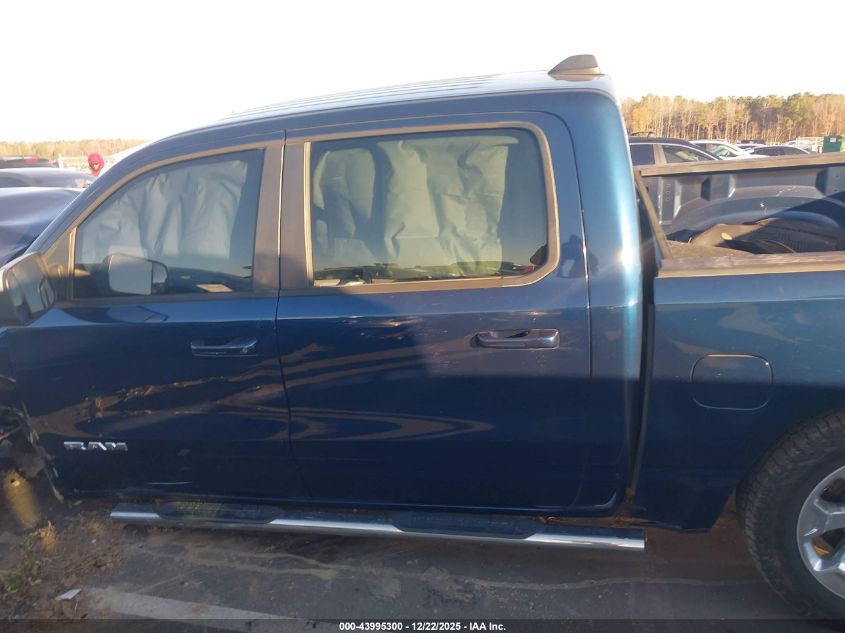 2019 Ram 1500 Big Horn/Lone Star 4X4 5'7 Box VIN: 1C6SRFFT2KN650383 Lot: 43995300