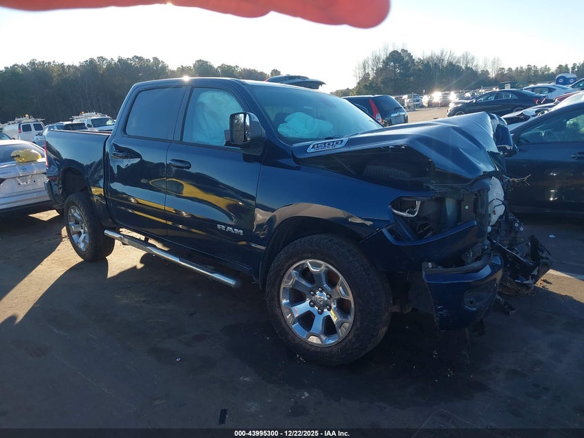 1C6SRFFT2KN650383 2019 Ram 1500 Big Horn/Lone Star 4X4 5'7 Box auction photo 1
