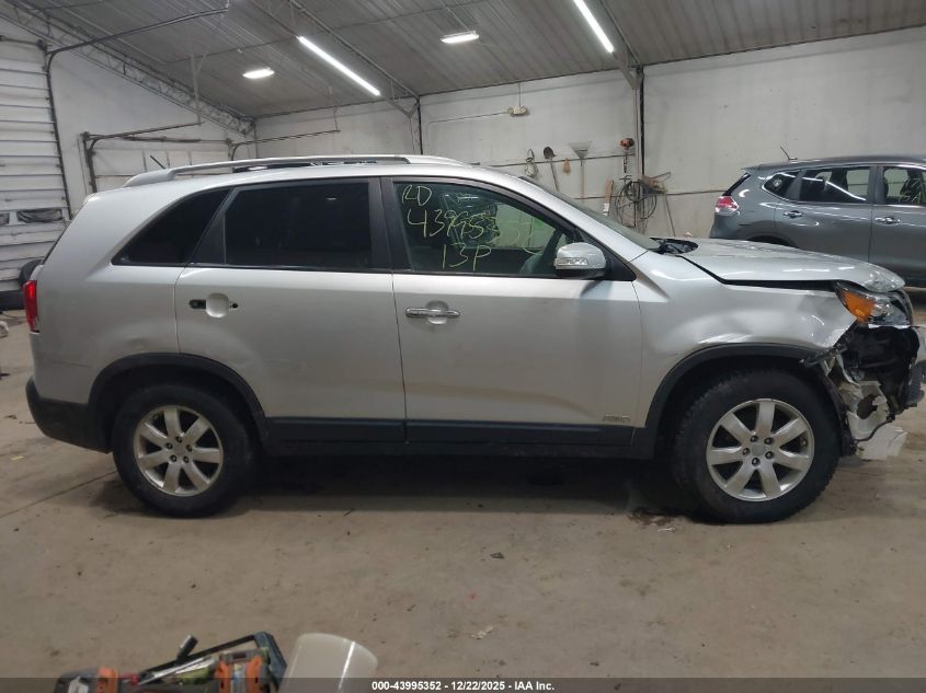 2013 Kia Sorento Lx V6 VIN: 5XYKTDA2XDG336102 Lot: 43995352