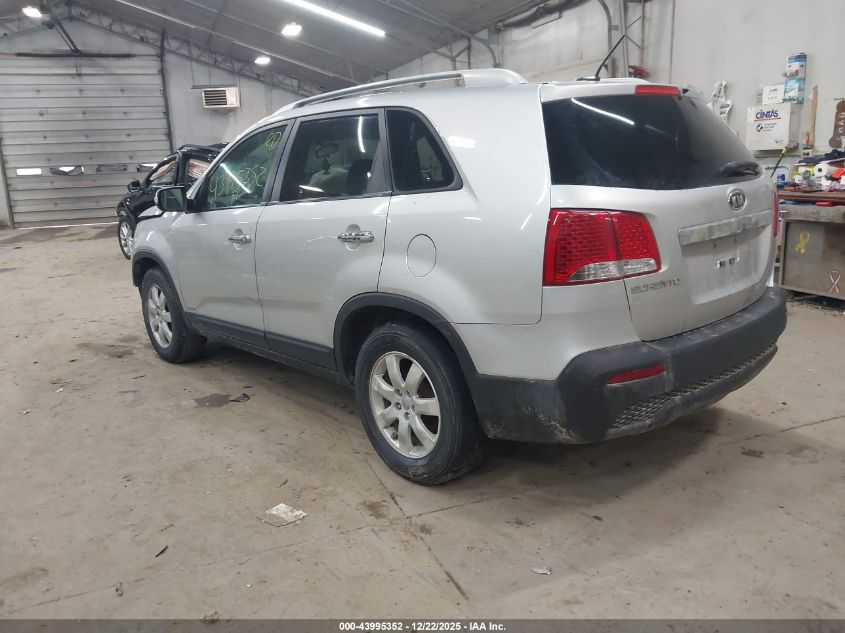 2013 Kia Sorento Lx V6 VIN: 5XYKTDA2XDG336102 Lot: 43995352