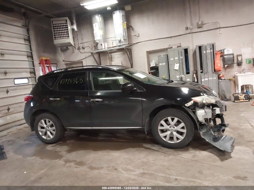 2012 Nissan Murano Sl VIN: JN8AZ1MW4CW204286 Lot: 43995365