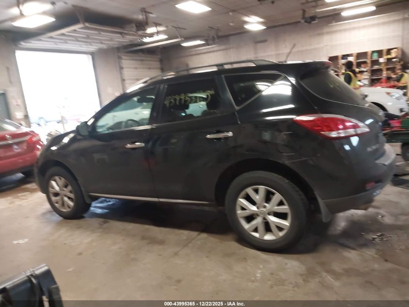 2012 Nissan Murano Sl VIN: JN8AZ1MW4CW204286 Lot: 43995365