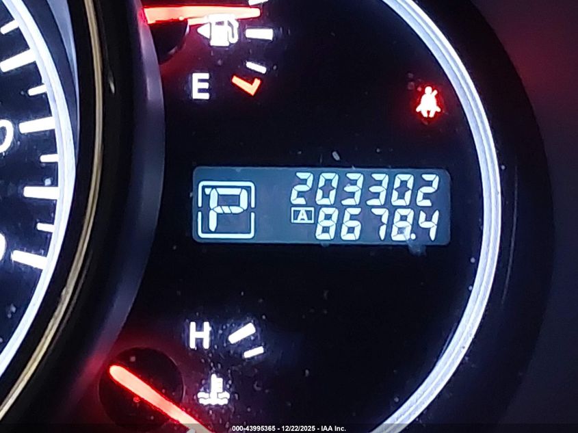 2012 Nissan Murano Sl VIN: JN8AZ1MW4CW204286 Lot: 43995365