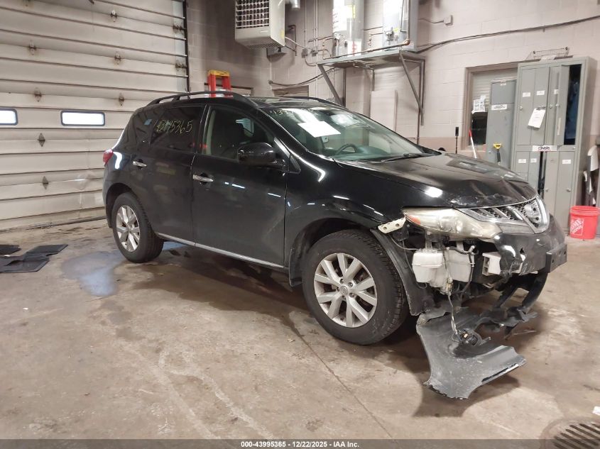 2012 Nissan Murano Sl VIN: JN8AZ1MW4CW204286 Lot: 43995365