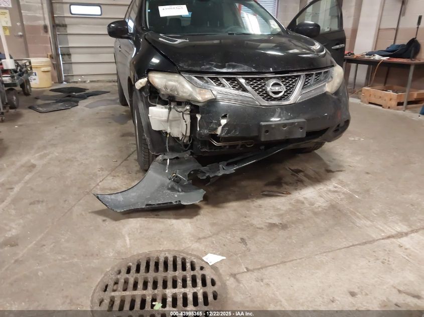 2012 Nissan Murano Sl VIN: JN8AZ1MW4CW204286 Lot: 43995365