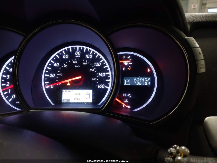 2012 Nissan Murano Sl VIN: JN8AZ1MW4CW204286 Lot: 43995365