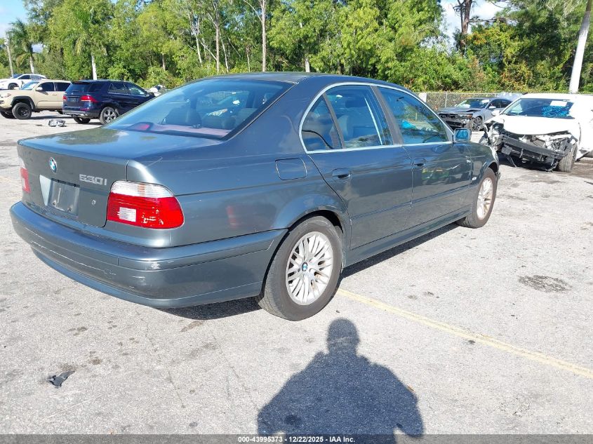 2003 BMW 530Ia VIN: WBADT63463CK45010 Lot: 43995373