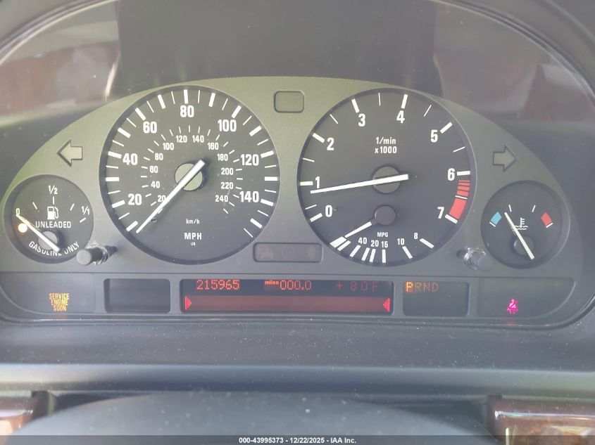 2003 BMW 530Ia VIN: WBADT63463CK45010 Lot: 43995373