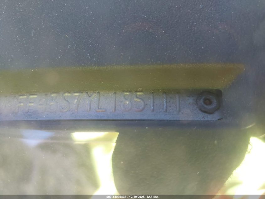 2000 Jeep Cherokee Sport VIN: 1J4FF48S7YL185111 Lot: 43995438