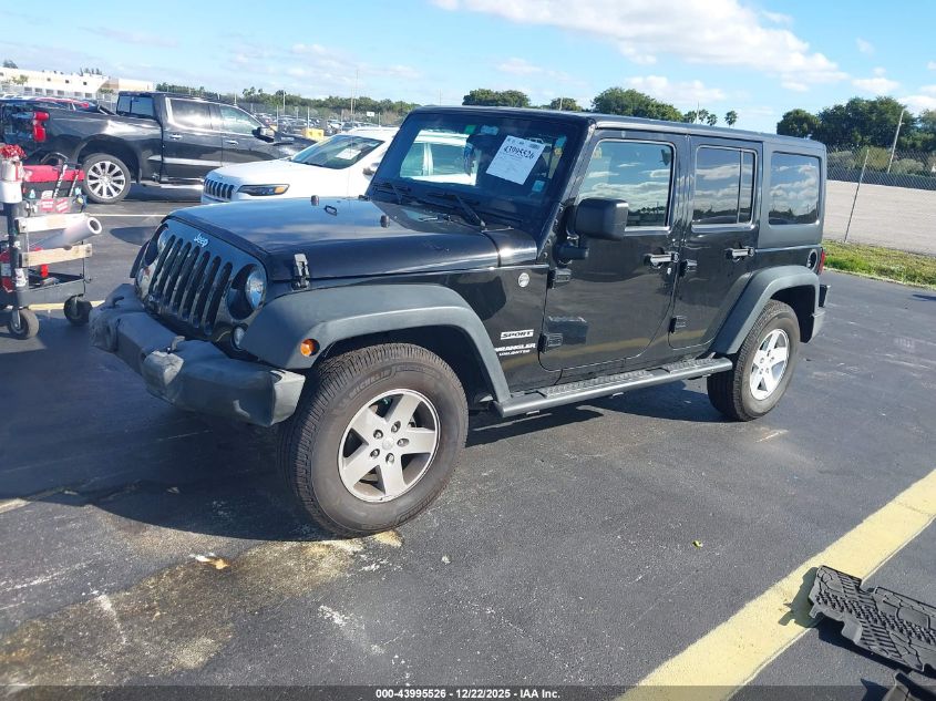 2015 Jeep Wrangler Unlimited Sport VIN: 1C4BJWDG7FL771594 Lot: 43995526