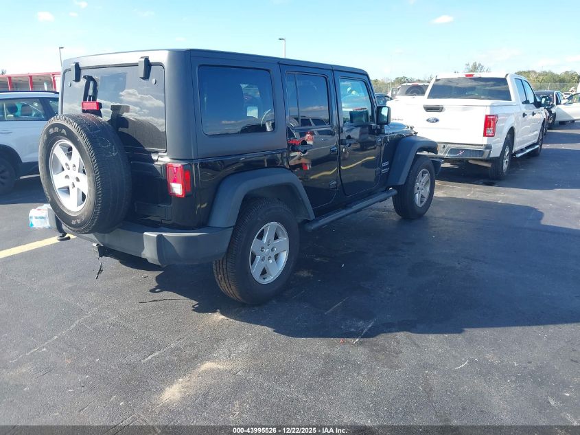 2015 Jeep Wrangler Unlimited Sport VIN: 1C4BJWDG7FL771594 Lot: 43995526
