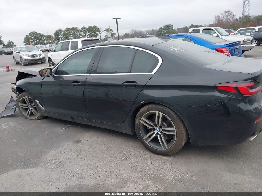 2021 BMW 530I VIN: WBA53BH06MWX01543 Lot: 43995532