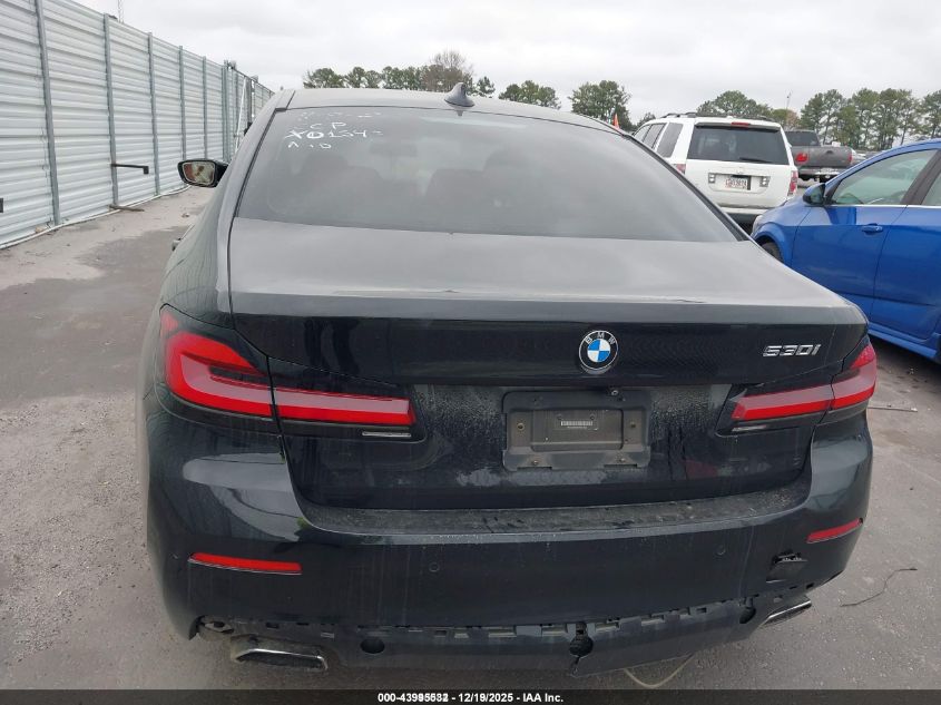 2021 BMW 530I VIN: WBA53BH06MWX01543 Lot: 43995532