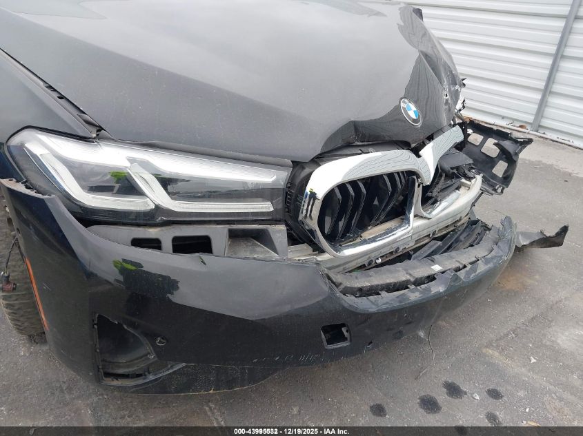 2021 BMW 530I VIN: WBA53BH06MWX01543 Lot: 43995532