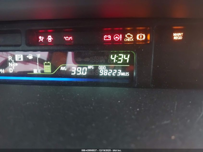 2014 Toyota Prius V Three VIN: JTDZN3EU1E3323596 Lot: 43995537