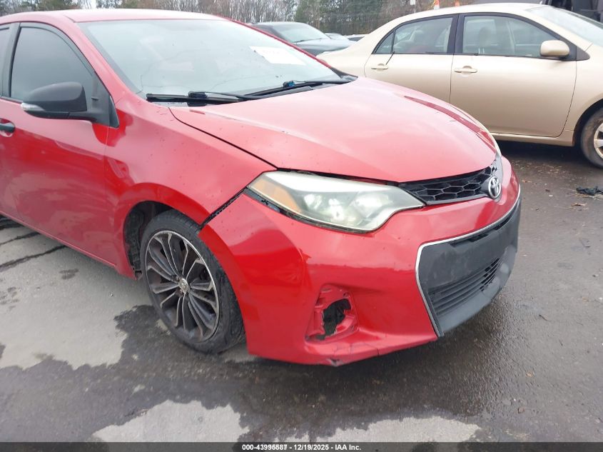 2015 Toyota Corolla S Plus VIN: 2T1BURHE2FC391278 Lot: 43995587