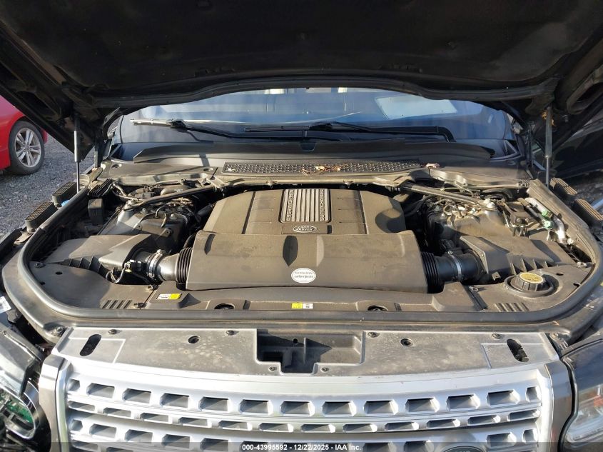 2016 Land Rover Range Rover 3.0L V6 Supercharged Hse VIN: SALGS2VF4GA279712 Lot: 43995592