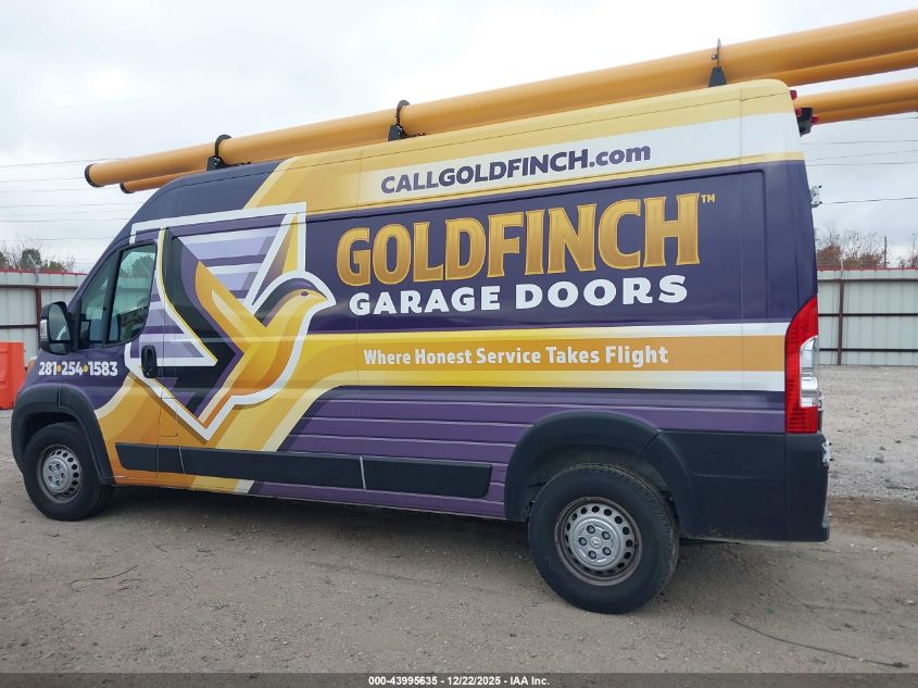 2025 Ram Promaster 2500 Tradesman High Roof 159 Wb W/Pass Seat VIN: 3C6LRVDG7SE517580 Lot: 43995635