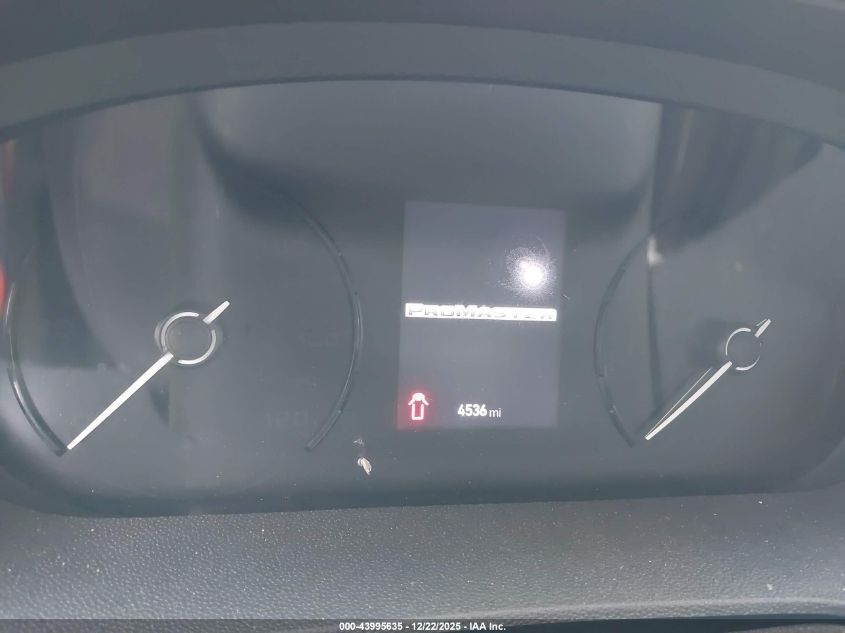 2025 Ram Promaster 2500 Tradesman High Roof 159 Wb W/Pass Seat VIN: 3C6LRVDG7SE517580 Lot: 43995635