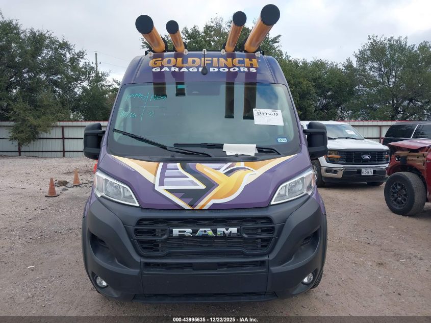 2025 Ram Promaster 2500 Tradesman High Roof 159 Wb W/Pass Seat VIN: 3C6LRVDG7SE517580 Lot: 43995635