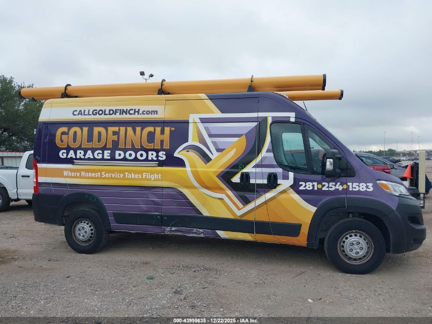 2025 Ram Promaster 2500 Tradesman High Roof 159 Wb W/Pass Seat VIN: 3C6LRVDG7SE517580 Lot: 43995635