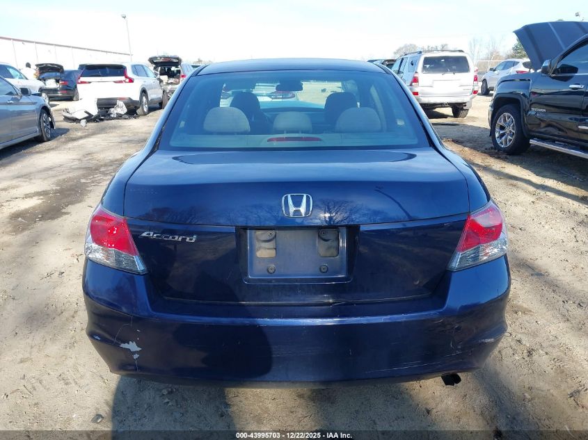 2010 Honda Accord 2.4 Lx VIN: 1HGCP2F30AA085747 Lot: 43995703