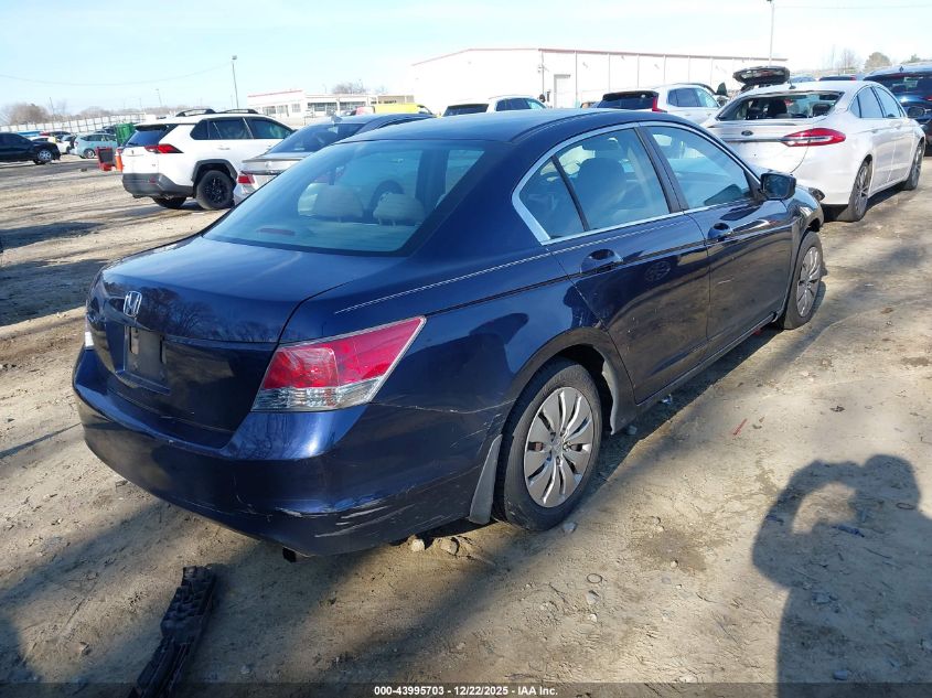 2010 Honda Accord 2.4 Lx VIN: 1HGCP2F30AA085747 Lot: 43995703