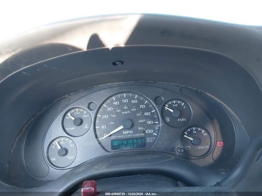 2003 Chevrolet S-10 VIN: 1GCCS14H138221075 Lot: 43995729