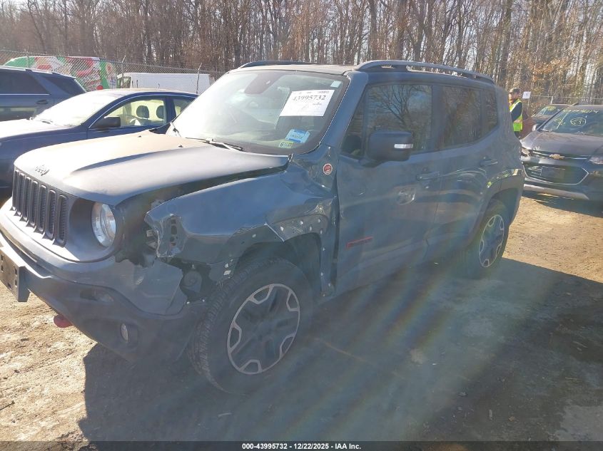 2015 Jeep Renegade Trailhawk VIN: ZACCJBCT5FPB37661 Lot: 43995732