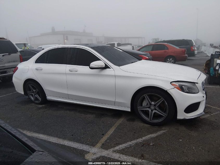 2015 Mercedes-Benz C 300 Sport VIN: 55SWF4JB1FU056988 Lot: 43995779
