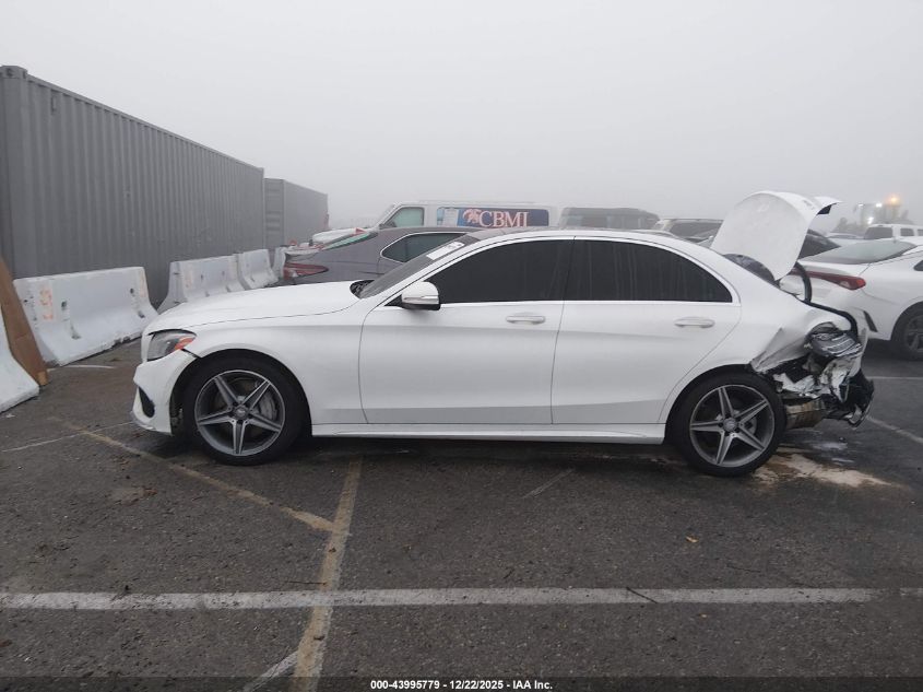 2015 Mercedes-Benz C 300 Sport VIN: 55SWF4JB1FU056988 Lot: 43995779